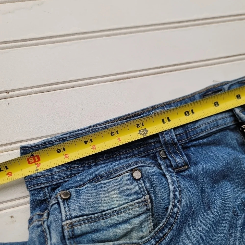 Steve’s Jeans Mens Blue 1040 Athletic Straight Stretch Denim 34x30 - Picture 8 of 9